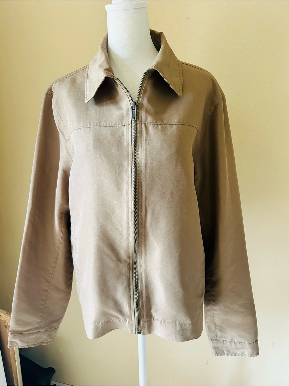 Gap Classic Tan Zip-Front Women's Jacket S